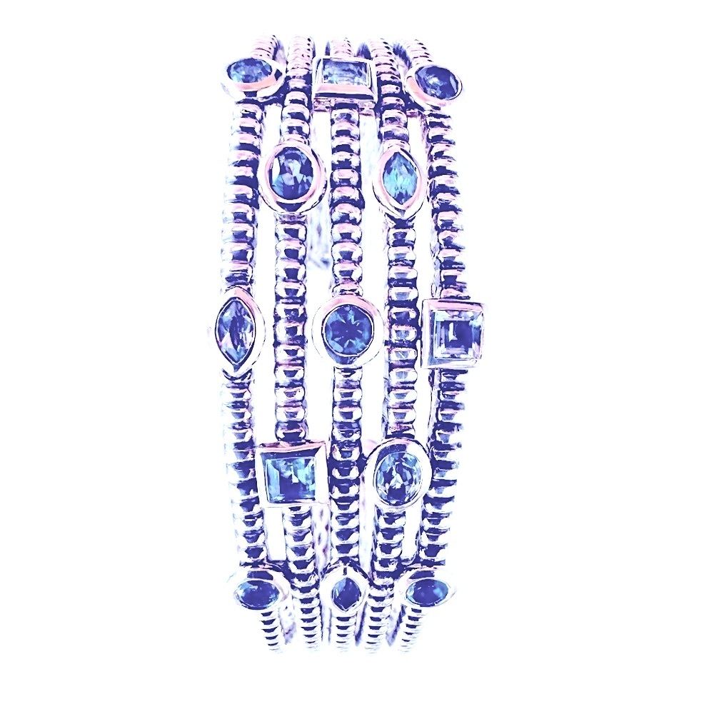 Town & Country Blue Topaz Confetti Bracelet